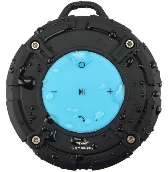 SKYWING Soundace S8 5W Shower Speaker Waterproof IPX7 Bluetooth Speaker with Suction Cup & Hook, 12H Playtime, Premium Portable Wireless Speaker for iPhone Phone Tablet Shower Beach Pool SKYWING Soundace S8 5W Shower Speaker Waterproof IPX7 Bluetooth Speaker with Suction Cup & Hook, 12H Playtime, Premium Portable Wireless Speaker for iPhone Phone Tablet Shower Beach Pool